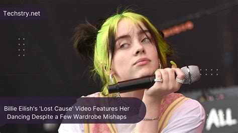 billie eilish boob bounce|Billie Eilish suffers wardrobe malfunction in Lost Cause TikTok